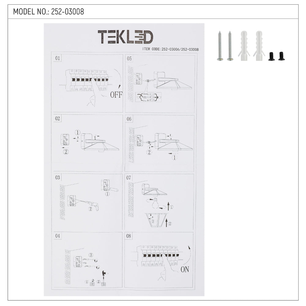 Lámpara de pared exterior en diseño contemporáneo, ideal para iluminar patios y jardines con estilo moderno y elegante.