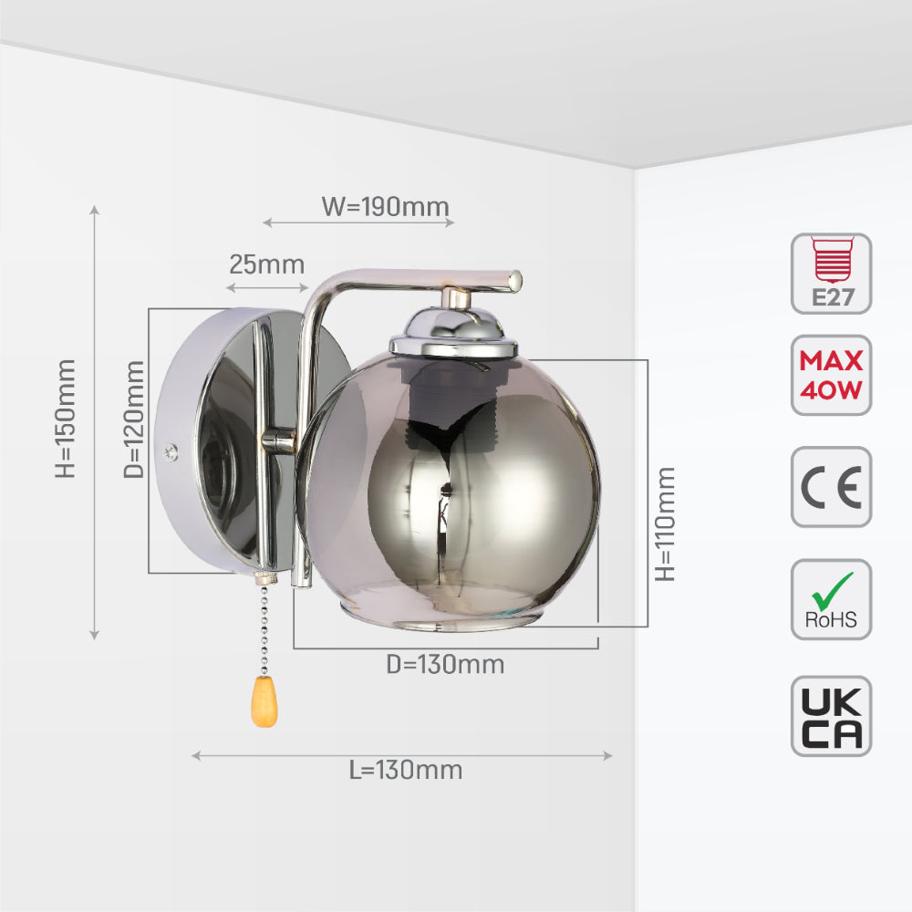 Aplique de pared en forma de L con pantalla de vidrio ámbar, ideal para espacios modernos, ofreciendo estilo y funcionalidad.