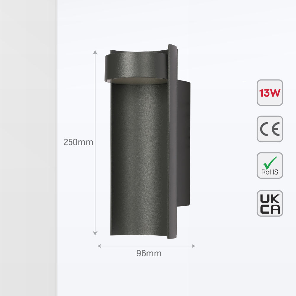 Imagen de aplique de pared LED de bambú, ideal para exteriores, adecuada para decoraciones rústicas y modernas.