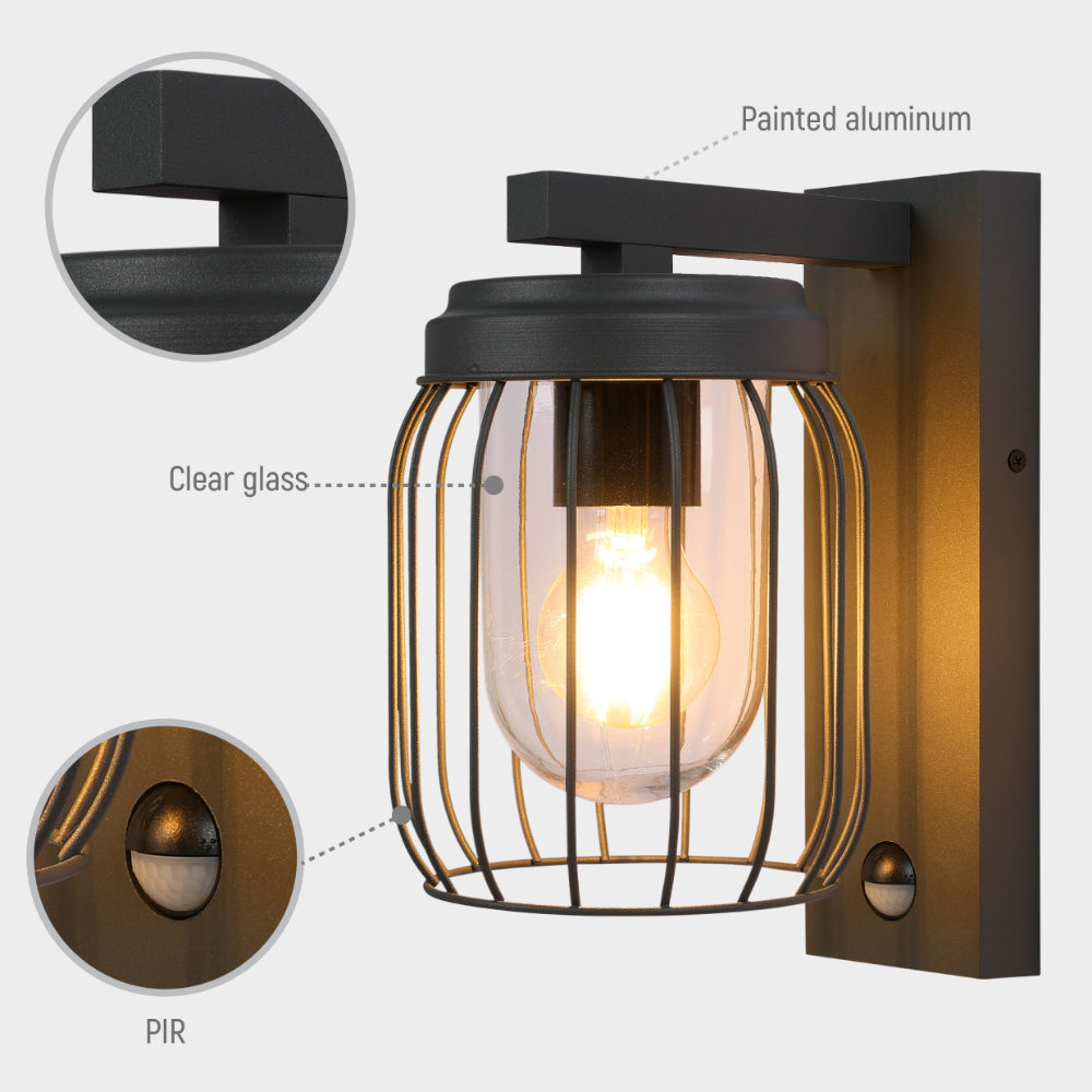 Luz de pared exterior Tuela en gris oscuro, ideal para decorar jardines o terrazas con estilo moderno y elegante.