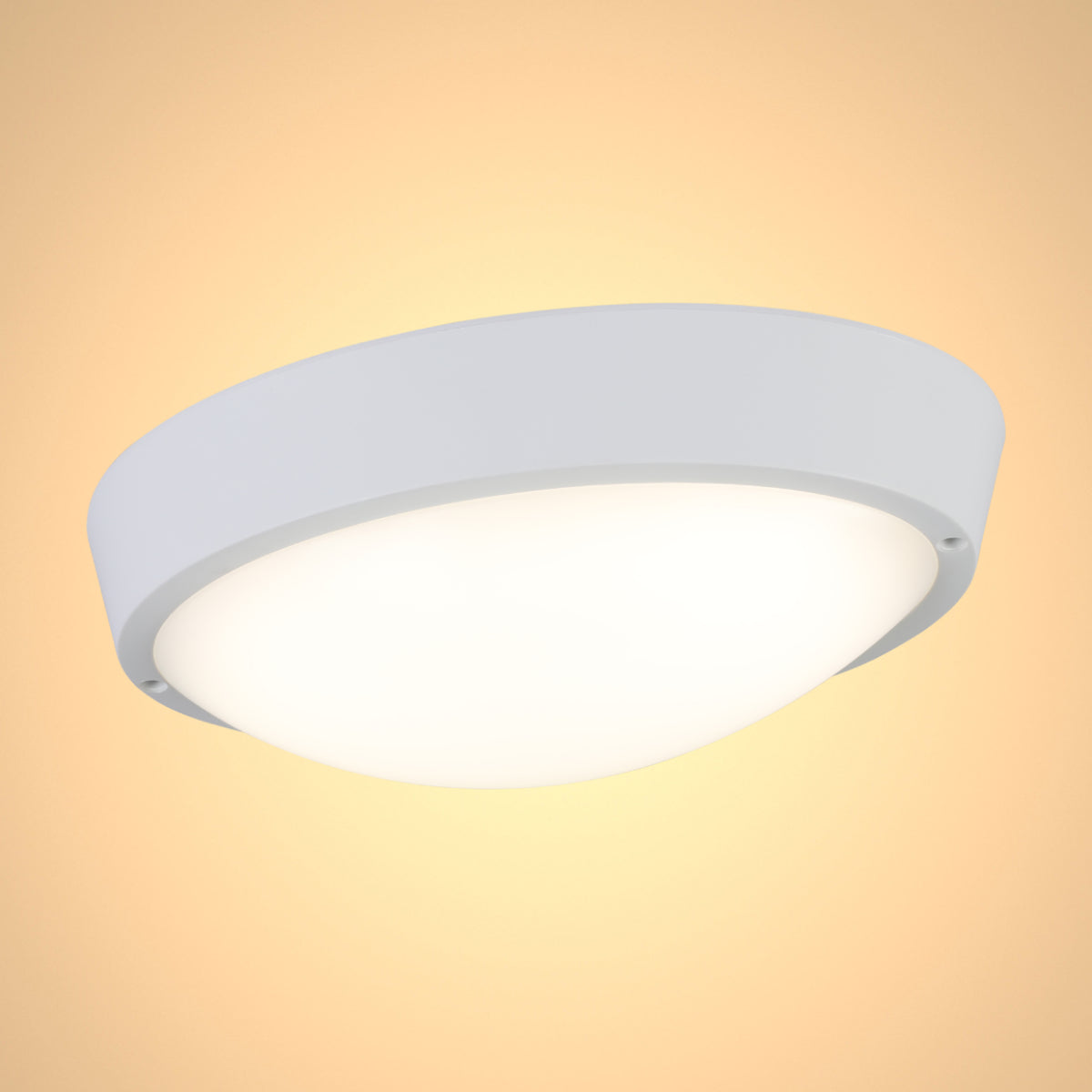 Luz de bulkhead LED IP65, ideal para exteriores e interiores, perfecta para pasillos en decoración moderna y funcional.