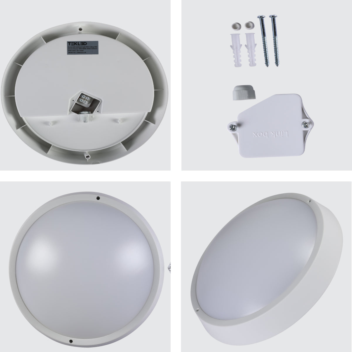 Detalle de la luz de baldrich LED, ideal para exteriores e interiores, combinando funcionalidad y estilo moderno en cualquier espacio.
