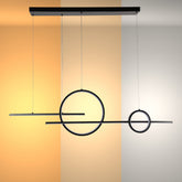 Luz de techo LED moderna en estilo escandinavo, ideal para comedores con decoraciones contemporáneas y funcionalidad versátil.