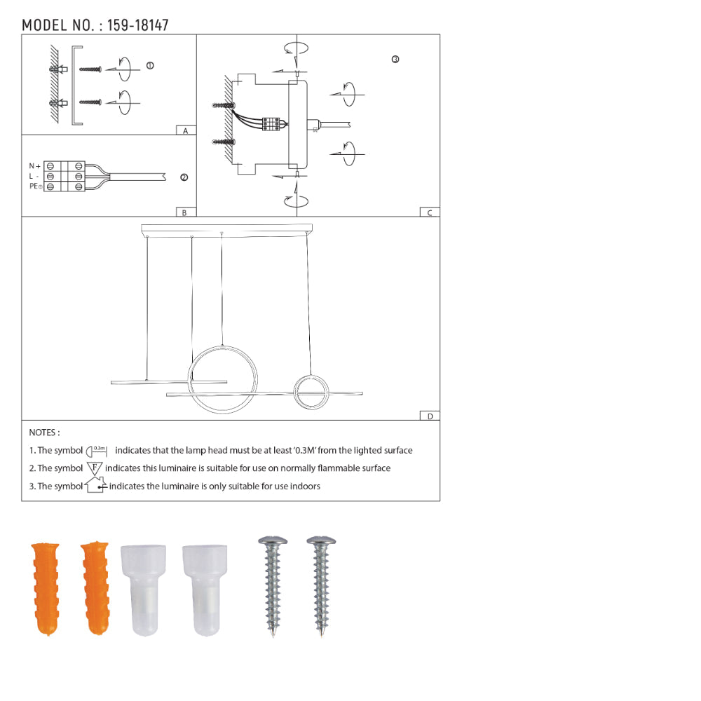 Luz de techo LED negra y moderna, perfecta para comedores escandinavos, que ofrece un diseño elegante y funcional.