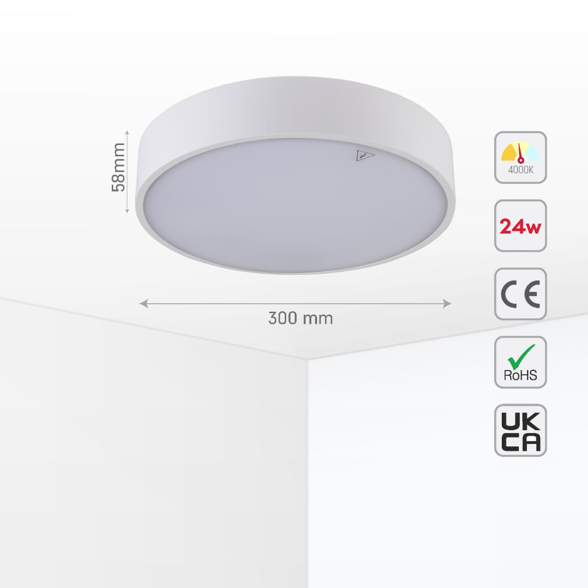 Luz de bulkhead LED blanca, ideal para exteriores o interiores, estilo moderno, perfecta para pasillos o entradas iluminadas.