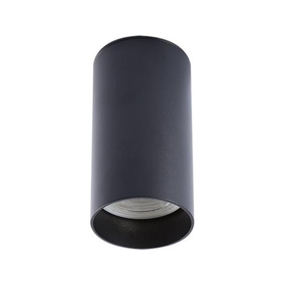 Imagen principal de Cyclinder Downlight Negro Montaje en Superficie con Portalámparas GU10 | TEKLED 172-03020