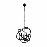 Main image of Black 3 Circle Pendant Light with 4xE27 Fitting | TEKLED 158-17582