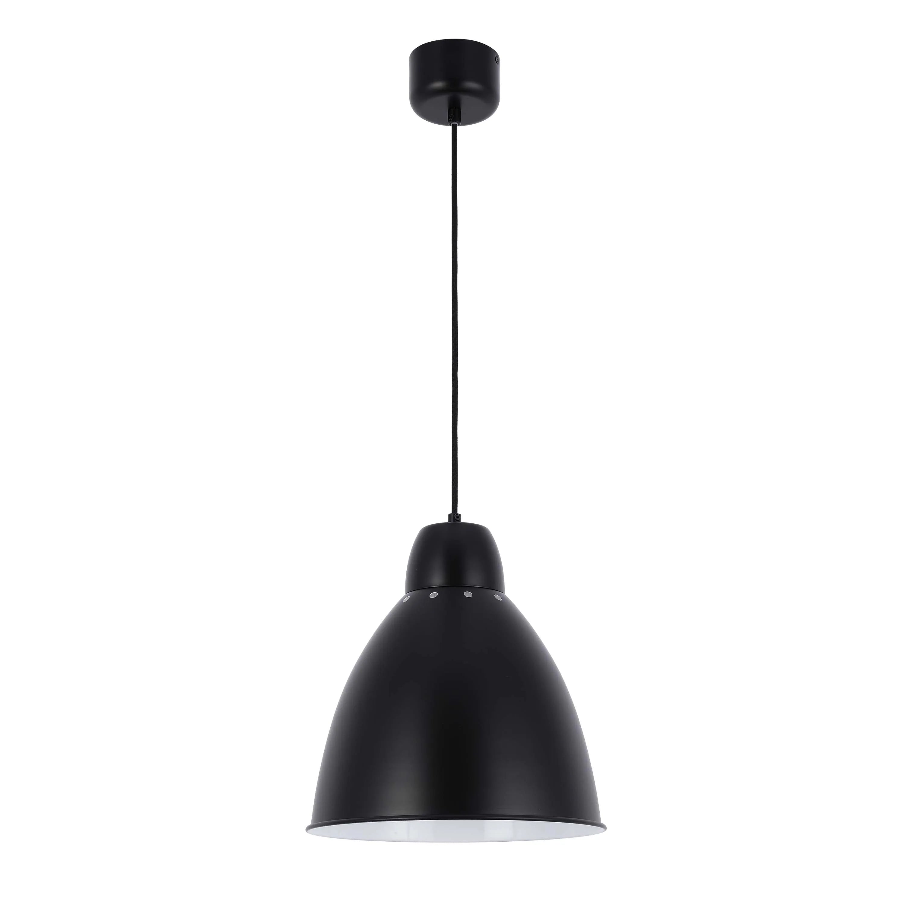 Lámpara colgante moderna tipo campana – Diámetro 300 mm, casquillo E27, cable ajustable