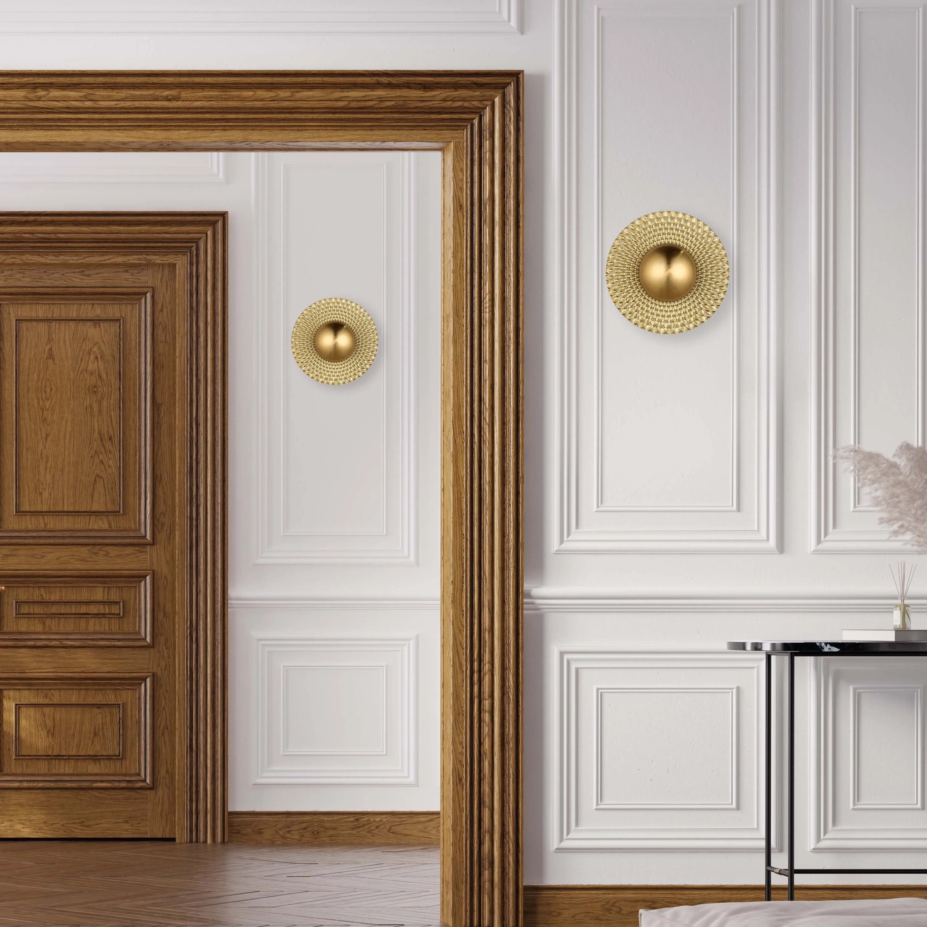 Lámpara de pared LED decorativa redonda - 5W, 3CCT, 270 mm