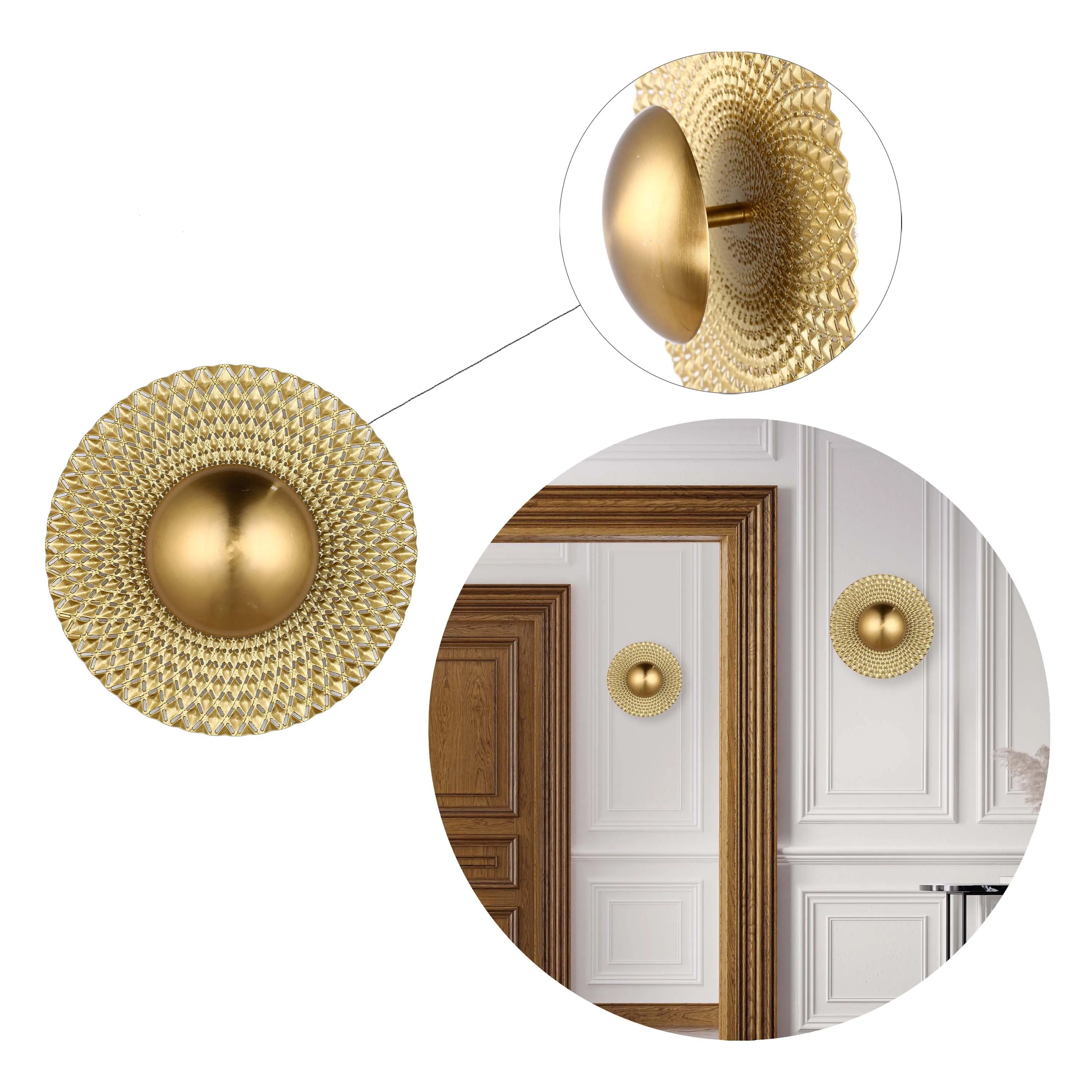 Lámpara de pared LED decorativa redonda - 5W, 3CCT, 270 mm