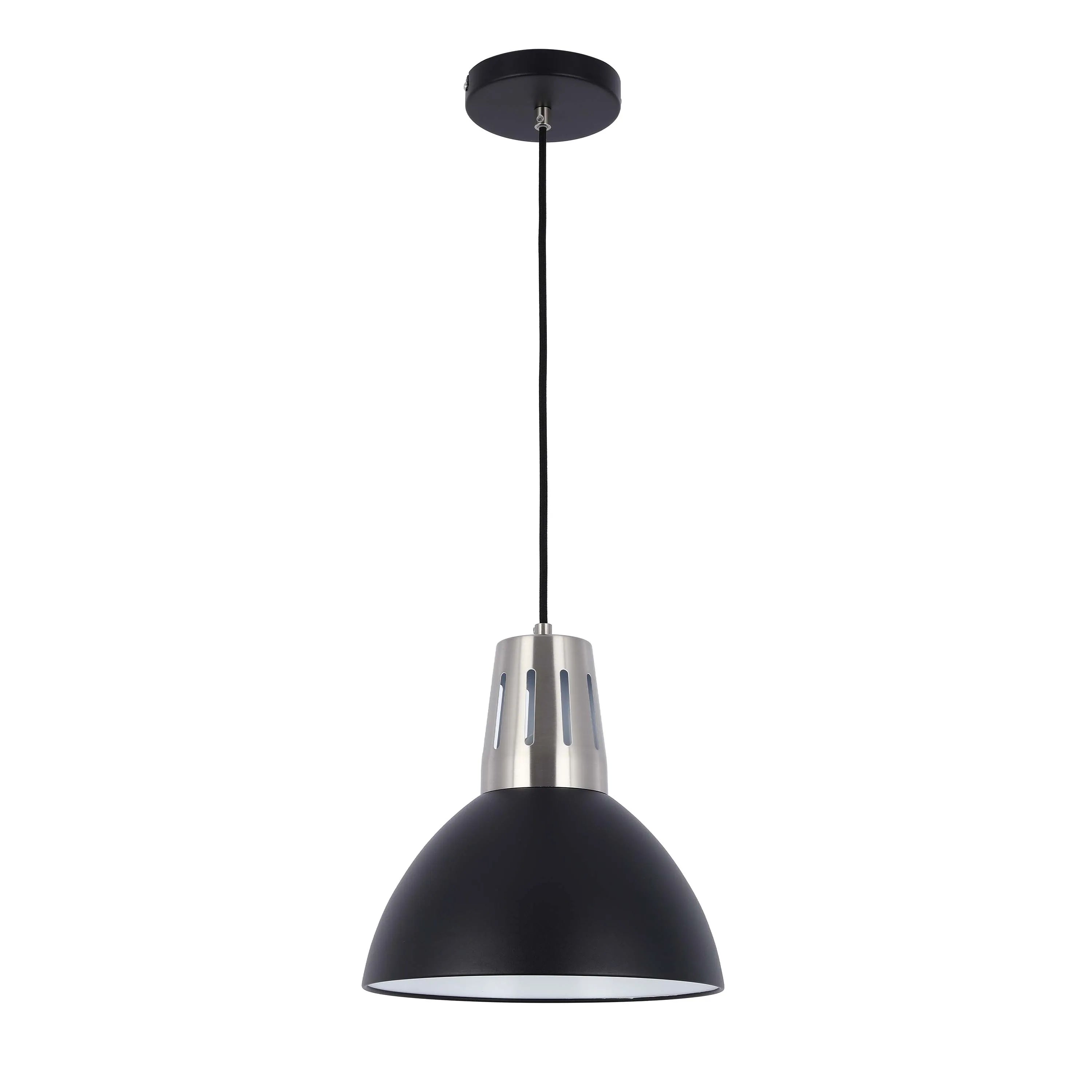 Lámpara colgante moderna tipo cúpula – Casquillo E27, diámetro 280 mm, regulable