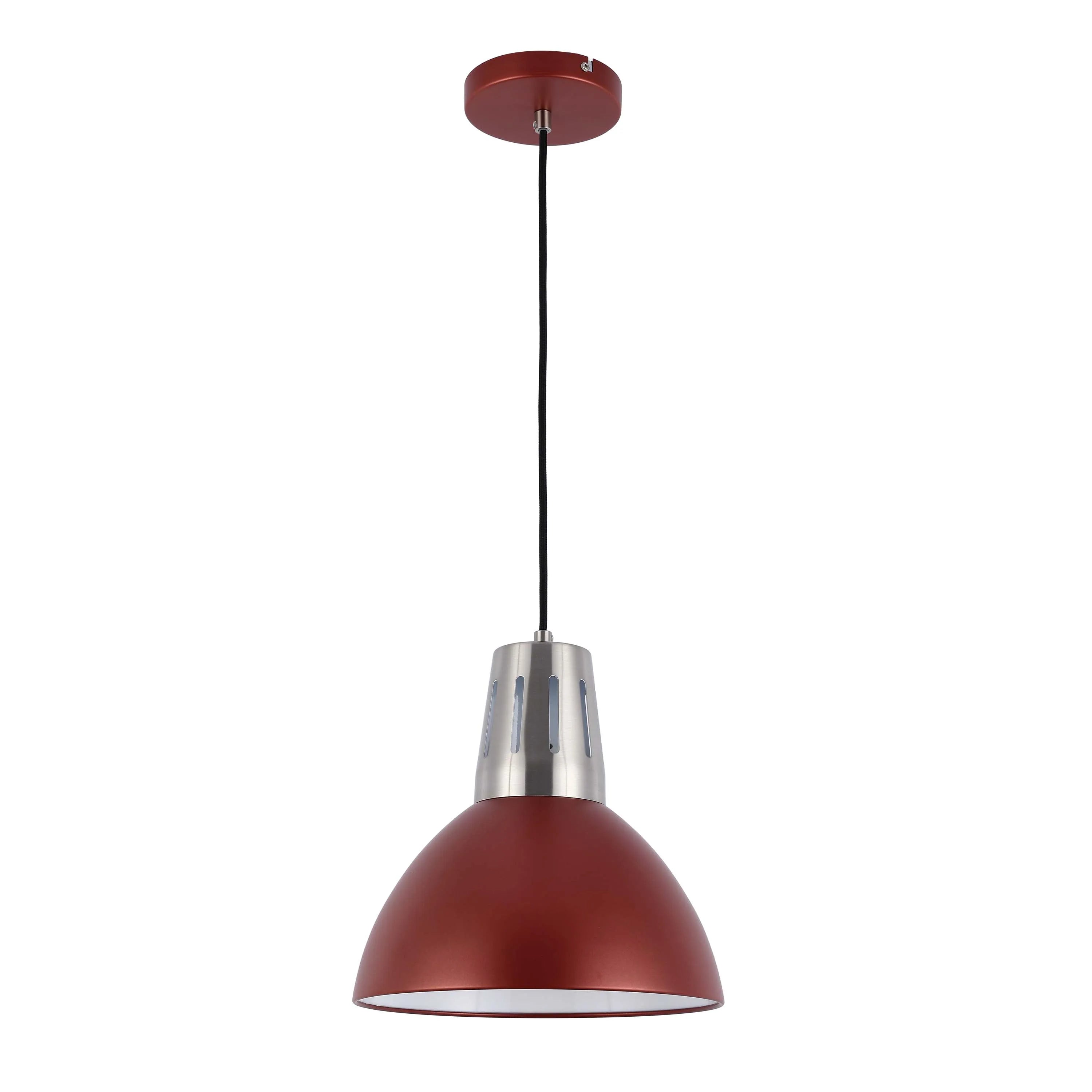 Lámpara colgante moderna tipo cúpula – Casquillo E27, diámetro 280 mm, regulable