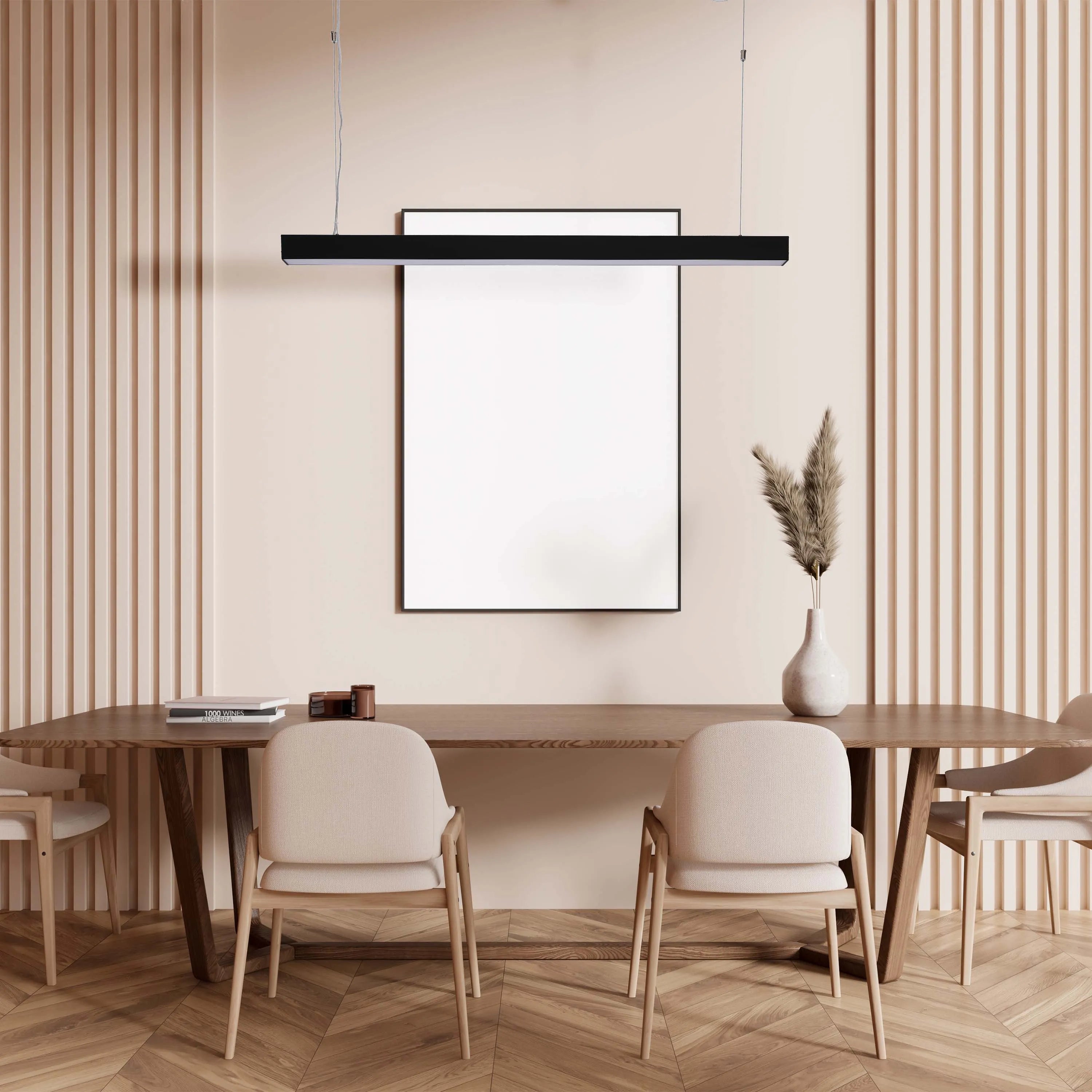 "Lámpara Colgante Lineal LED Moderna - 1200 mm