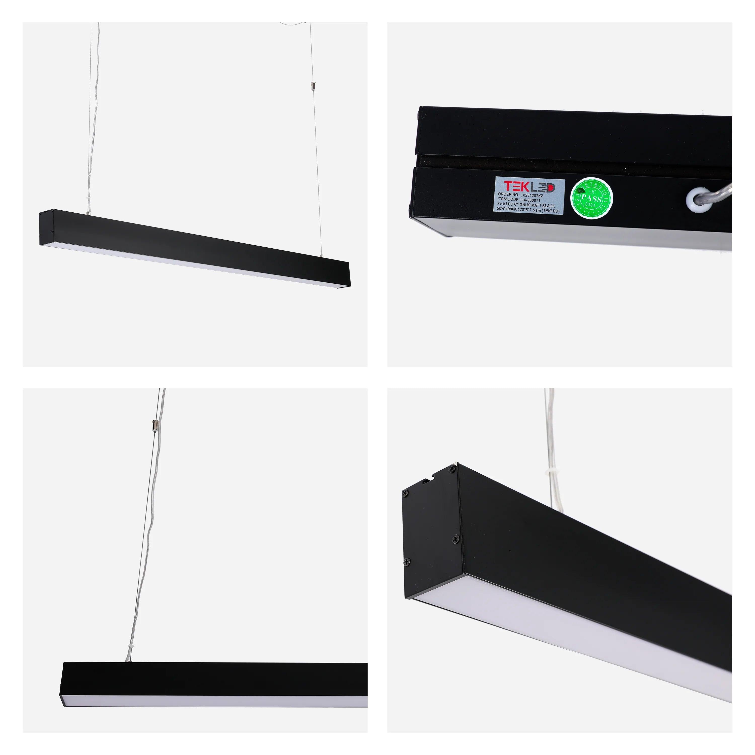 "Lámpara Colgante Lineal LED Moderna - 1200 mm