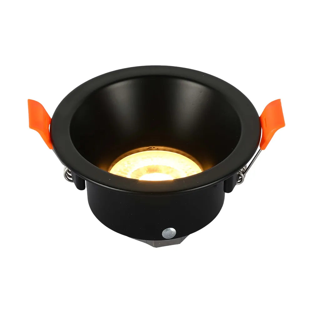 Dispositivo Empotrado GU10 TEKLED Nebula de Bajo Resplandor Fijo Empotrado GU10-Negro-143-03996