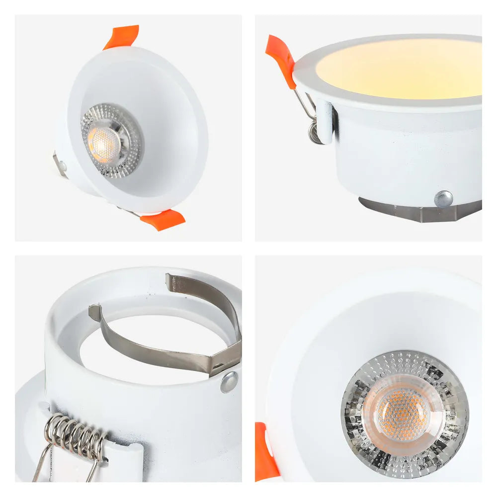 Detalles del Downlight Empotrado Fijo GU10 de Bajo Deslumbramiento Nebula-143-03997