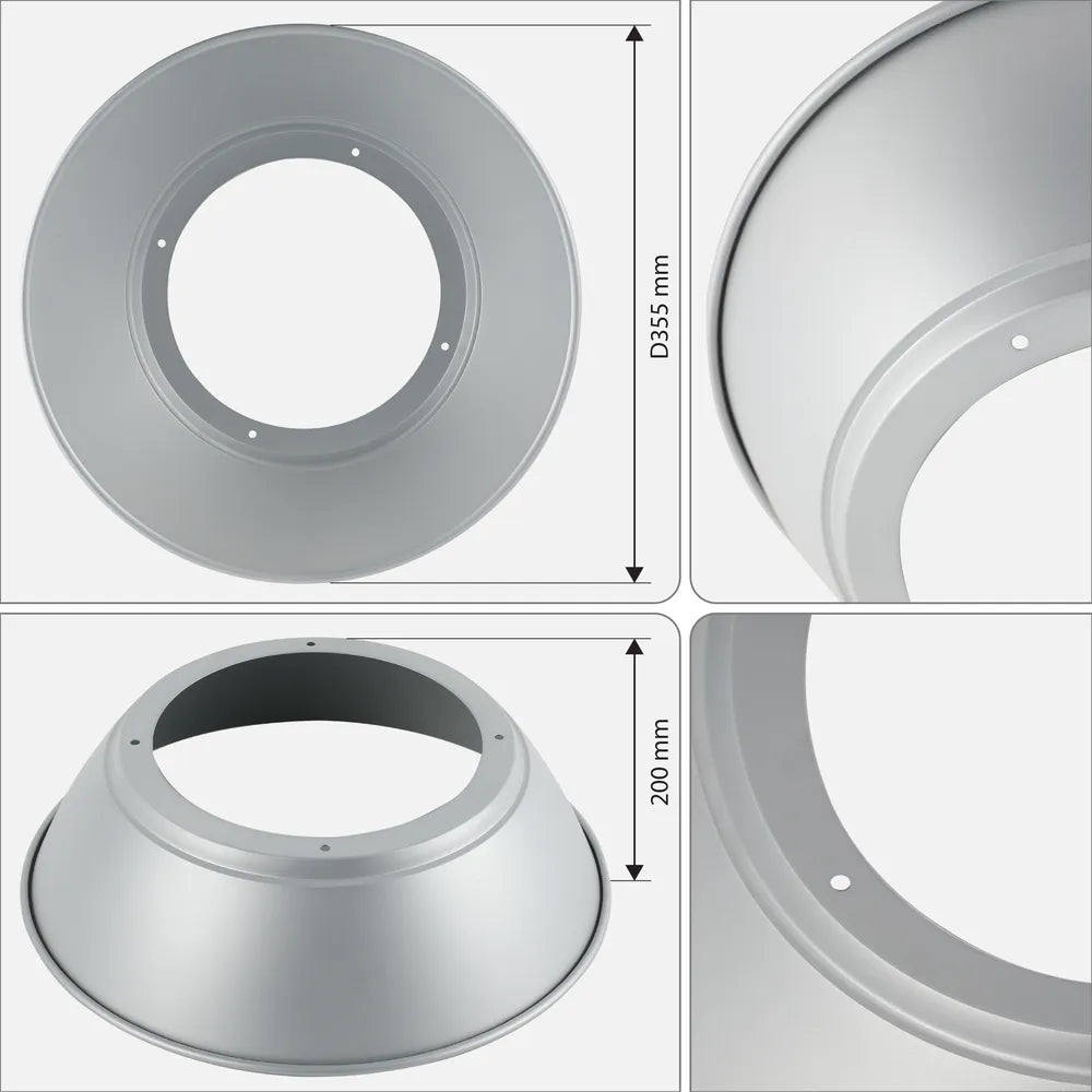 Luminarias Highbay TEKLED Nova Luminaria LED High Bay con Opciones de Reflector-Reflector Solo-230-03048