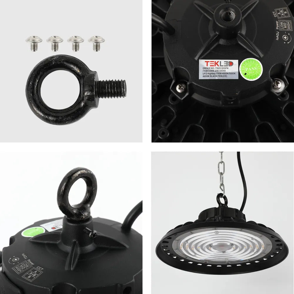 Toma cerrada de la Luz LED de Bahía Alta Nova con Opciones de Reflector-230-03049