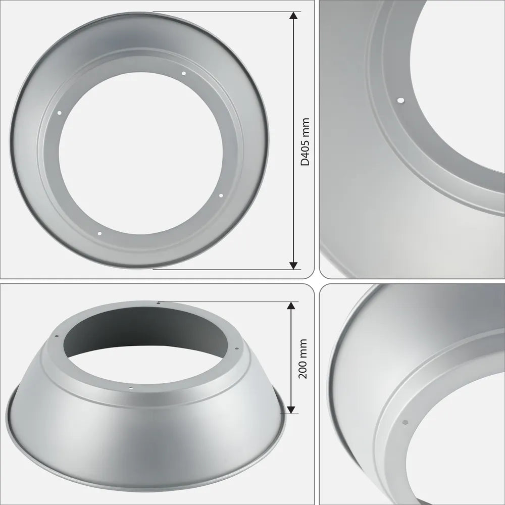 Luces Highbay TEKLED Nova High Bay Luz LED con Opciones de Reflector-Solo Reflector-230-03050