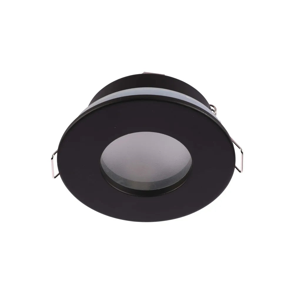Luminaria empotrada GU10 TEKLED IP65 con caja de conexiones – Negro/Blanco-Negro-143-03406