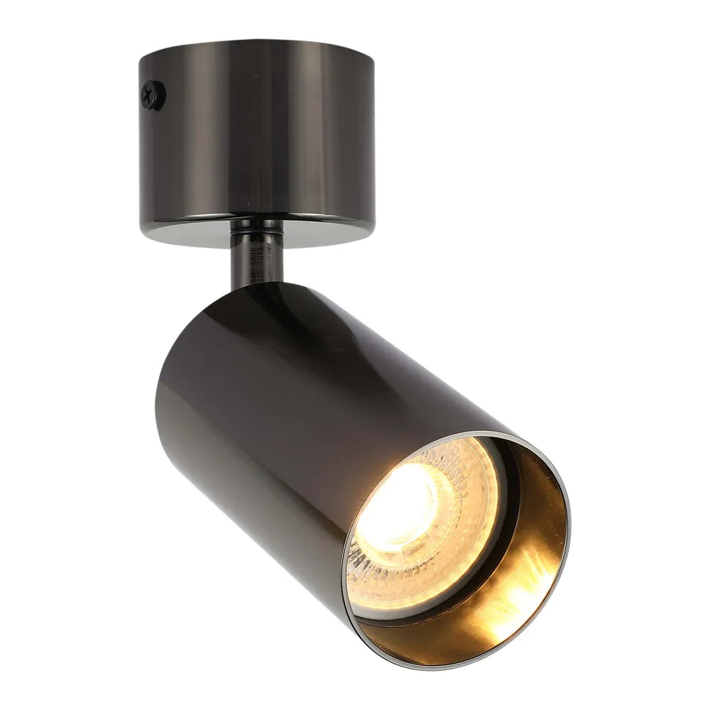 Focos TEKLED Orientable GU10 Aplique Superficial - Gris Perla - 172-030282