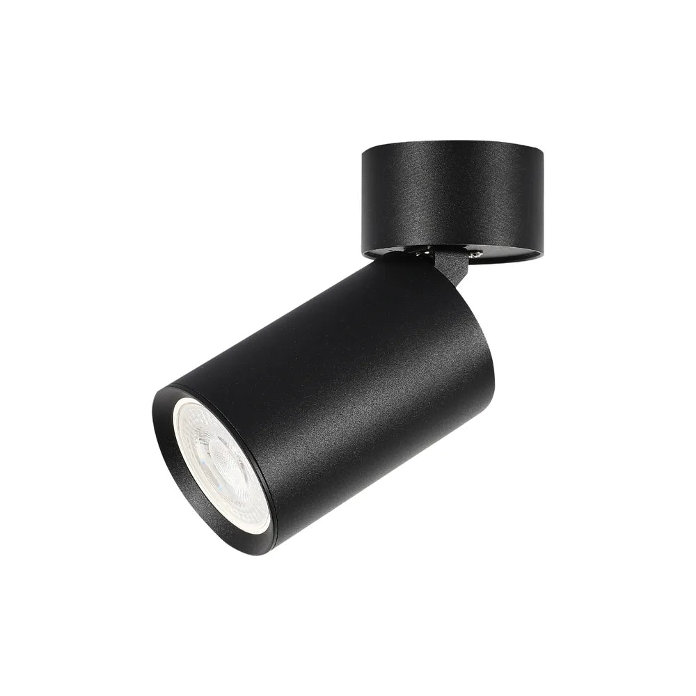 Focos TEKLED Orientable y Basculante GU10 Montado en Superficie-Black-172-03025