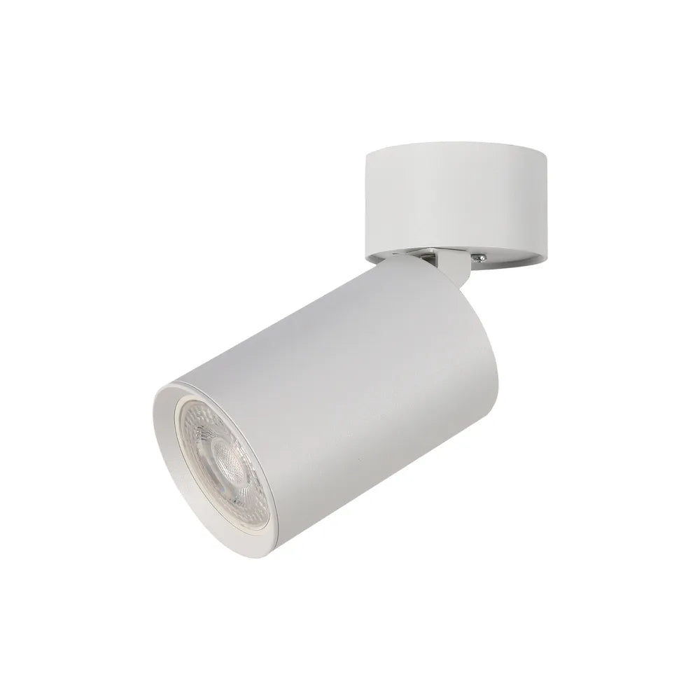 Focos TEKLED Giratorio e Inclinable GU10 Foco de Superficie Montado-Blanco-172-03027