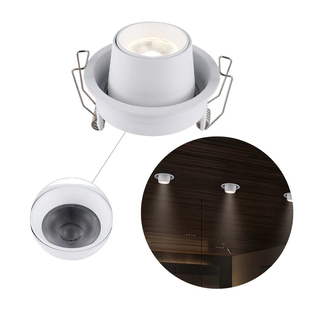 Toma cercana del Downlight LED Empotrado Gimbal Ajustable Sentinel-143-03409