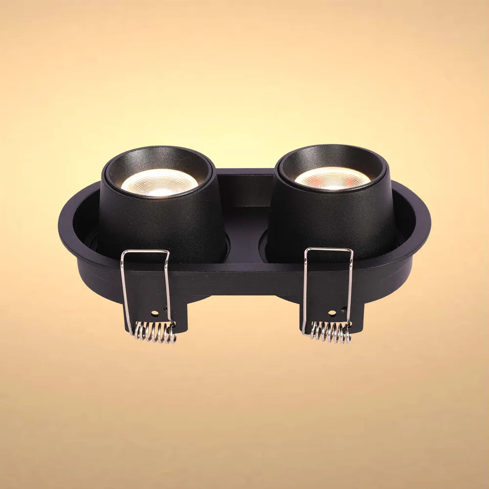 Downlight LED TEKLED Sentinel Gimbal Ajustable Empotrado-LED-Negro-143-03412