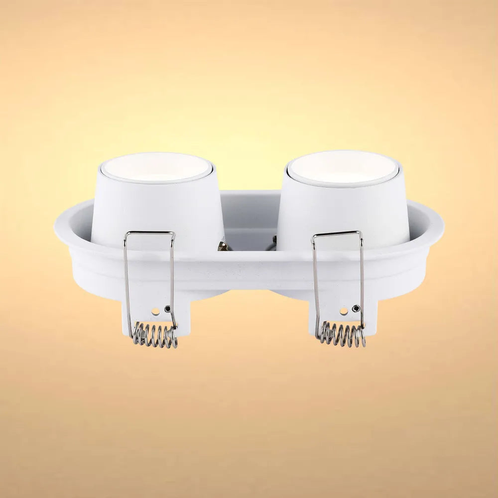 LED Downlight TEKLED Sentinel Ajustable Gimbal Empotrable LED Downlight-Blanco-143-03414