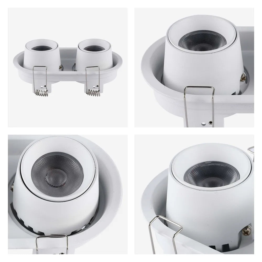 Detalles del Downlight LED Empotrado con Cardán Ajustable Sentinel-143-03414