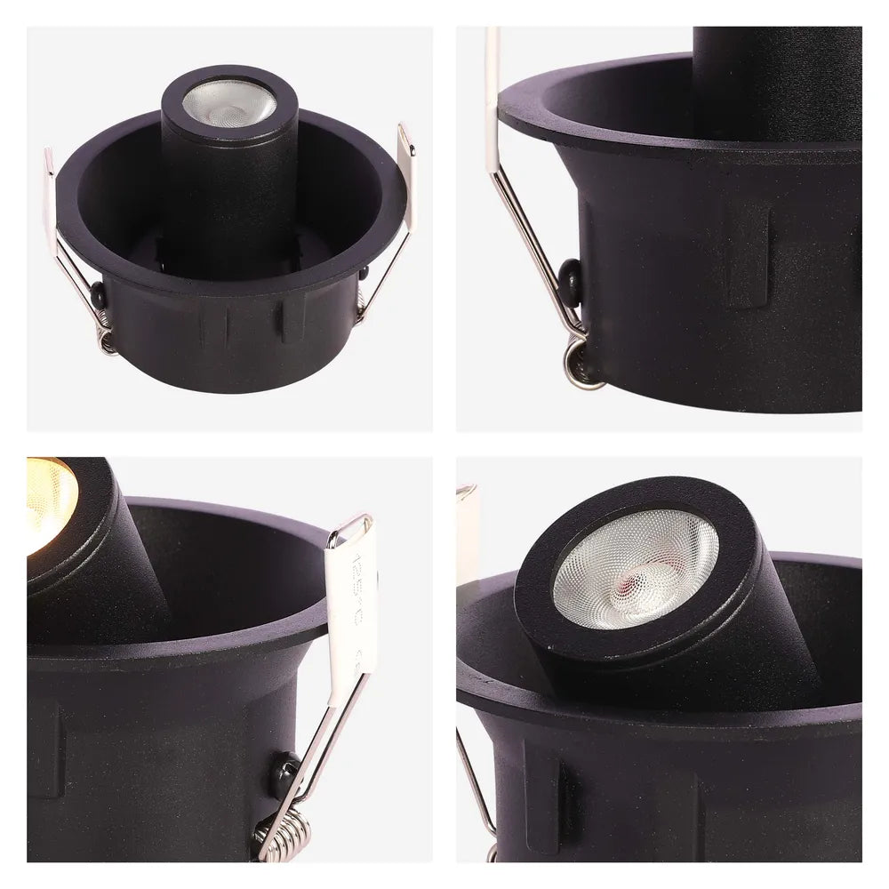 Detalles del Downlight LED Empotrado de Gimbal Ajustable Compacto Sentinel-143-03416