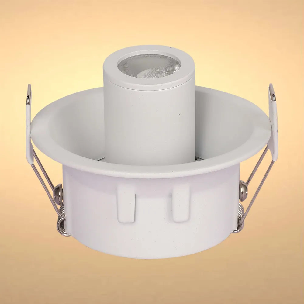 Downlight LED TEKLED Sentinel Compact Gimbal Ajustable Recesado LED Downlight-Blanco-143-03418