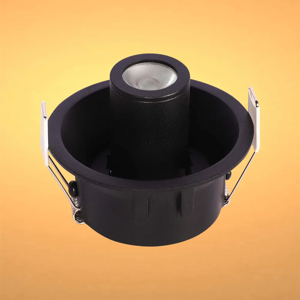 Foco LED Empotrado TEKLED Sentinel Compact Adjustable Gimbal Recessed LED Downlight-Negro-143-03420