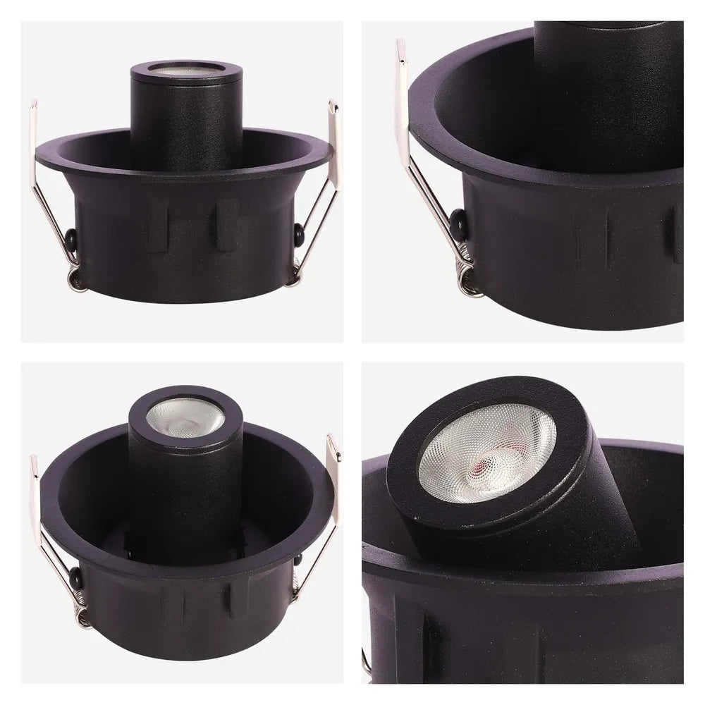 Detalles del Downlight LED Empotrado con Cardán Ajustable Compacto Sentinel-143-03420