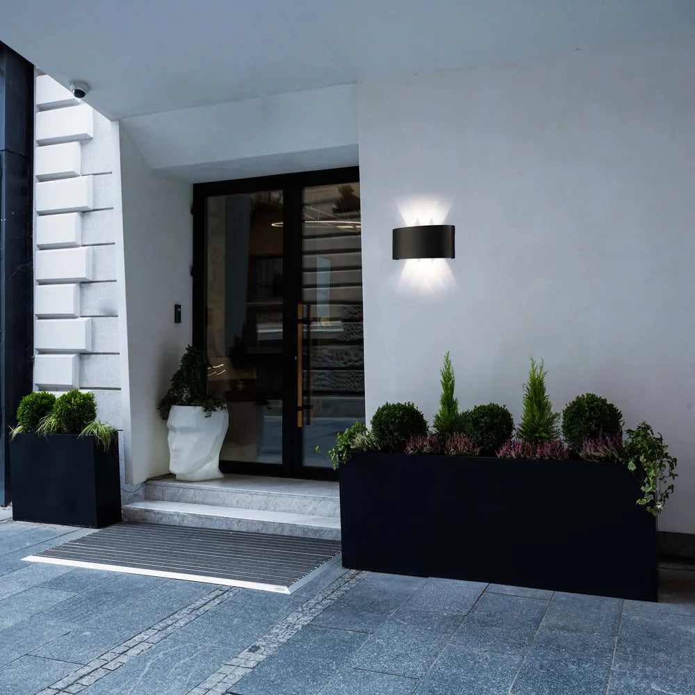Outdoor Wall Lights TEKLED Svet-k B2327 6x1W BLACK 4000K IP54(TEKLED)--182-03314