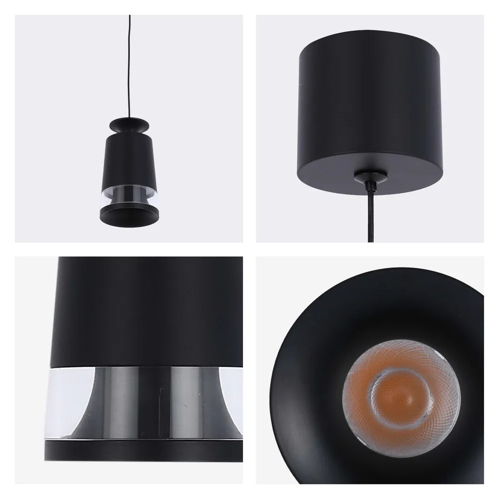 Detalles del Colgante LED Torchlight Downlight 10W Acabado Negro, 3000K Blanco Cálido-150-19082