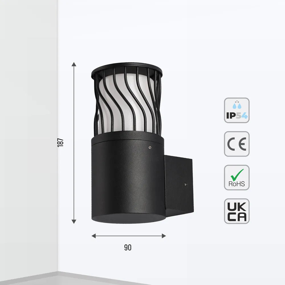 Tamaño y especificaciones técnicas de la Lámpara de Pared LED Twilight Wave-183-03470