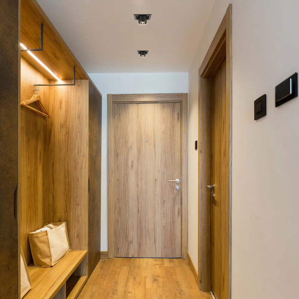 Luminaria empotrada GU10 TEKLED Vortex Retractable Recessed Swivel Spotlight-1 Cabeza-172-03146