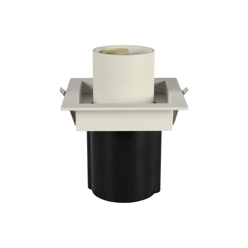 Luminaria Empotrable GU10 TEKLED Vortex Retráctil Foco Giratorio-1 Cabeza-172-03147