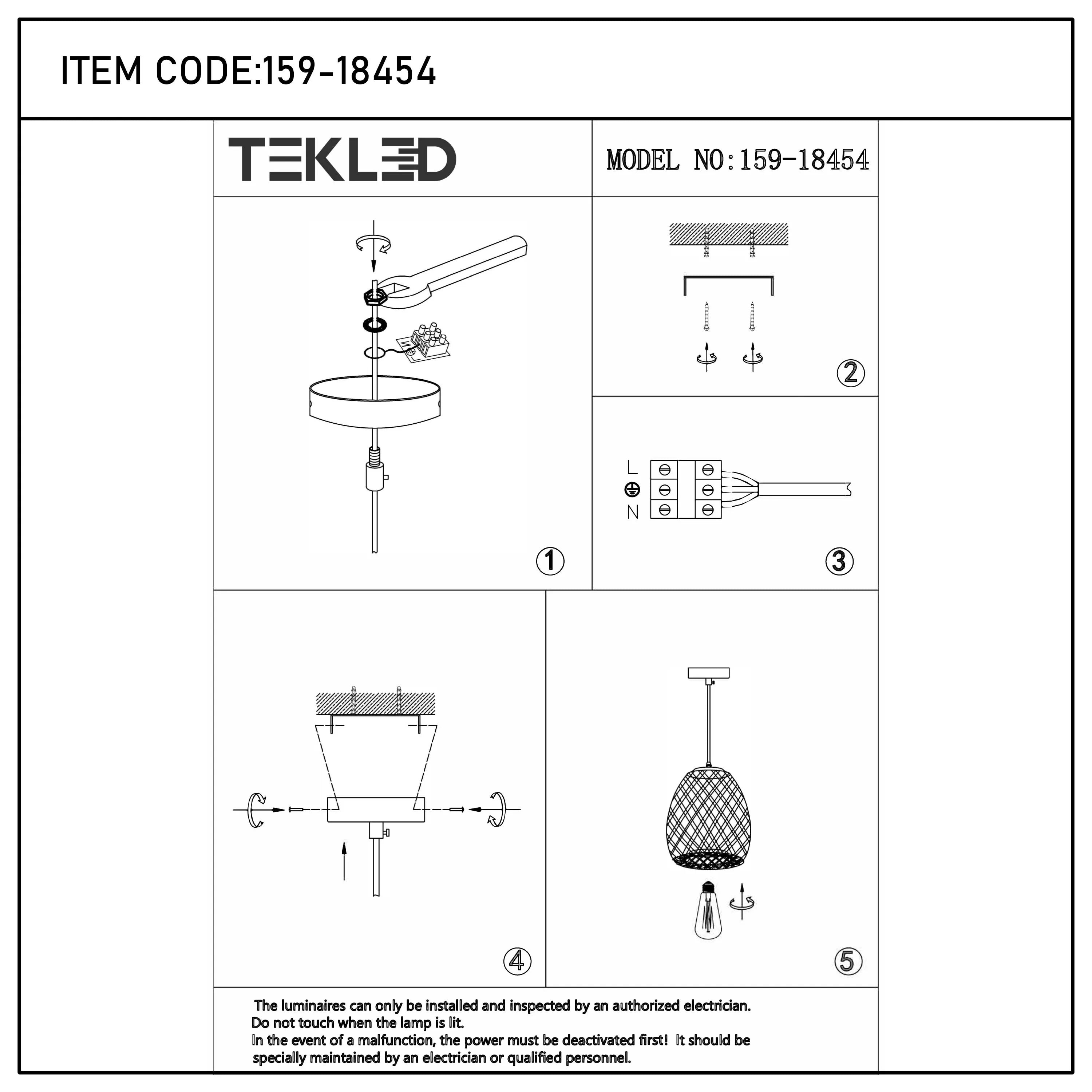 Colección de lámparas colgantes tejidas - Cuerda, bambú y madera