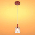 Lámpara LED Lampara Colgante J wattsD0344-1B Burgundy 3 watts 3000K