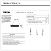 Lámpara de araña LED premium de cristal dorado regulable, control 2,4G y 3CCT