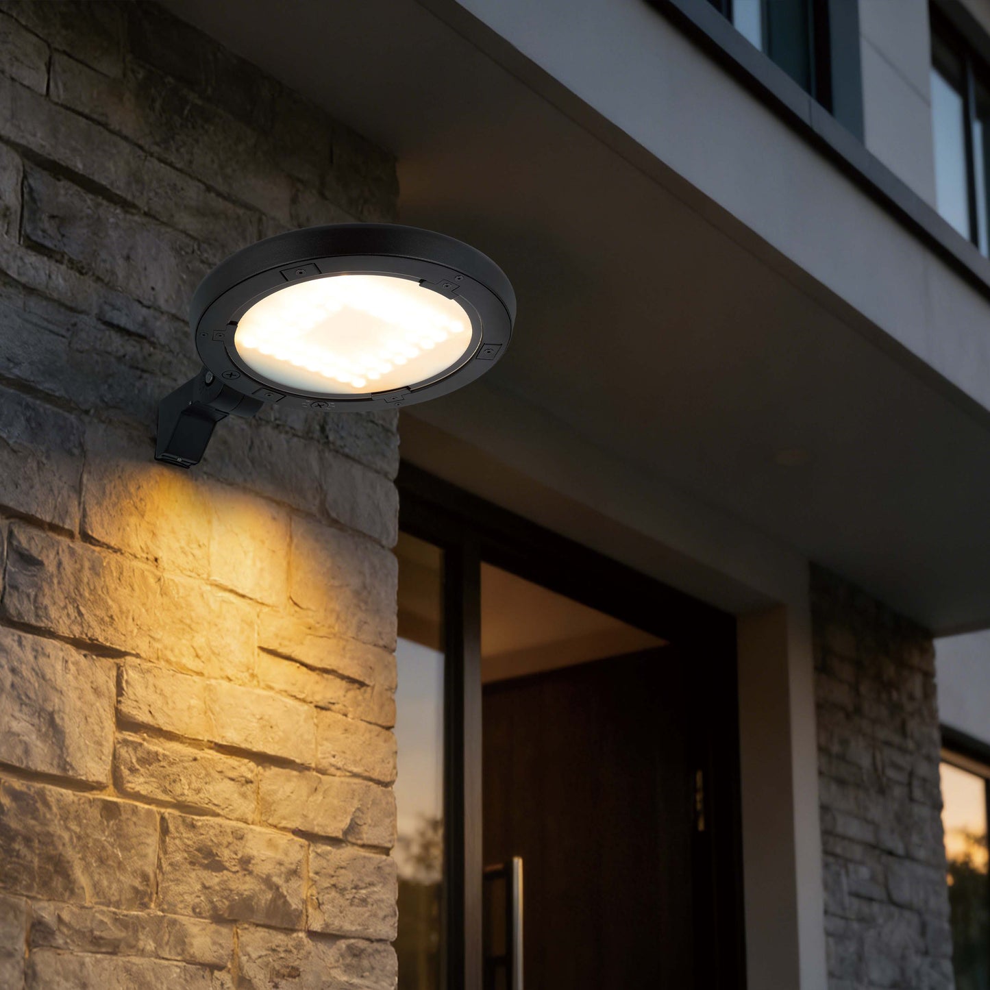 Aplique LED para poste y pared de exteriores, seleccionable entre 60W, 80W y 100W, con 3 temperaturas de color.