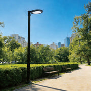Aplique LED para poste y pared de exteriores, seleccionable entre 60W, 80W y 100W, con 3 temperaturas de color.