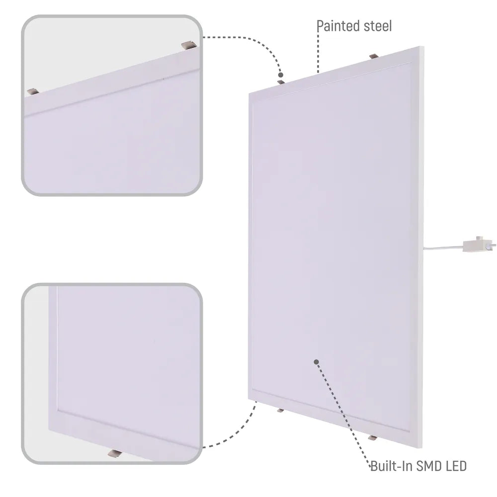 Detalles del Panel de Luz LED 600x600 Luminous Switch 3CCT 2x2ft 40W-165-038406