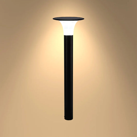 Bolardo, serie solar DIAMOND, Color Negro, 80cm de alto, Marca(TEKLED)