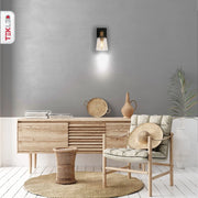 Indoor usage of Black Body Clear Glass Cone Wall Light with E27 Fitting