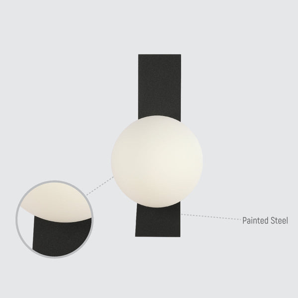 Apliqué de pared ajustable en diseño contemporáneo, perfecto para espacios modernos como salones o estudios.