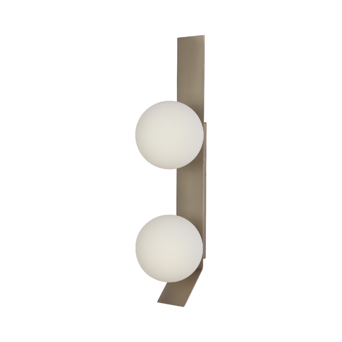 Aplique de pared globos ajustable, ideal para espacios contemporáneos y modernos como salones o entradas.